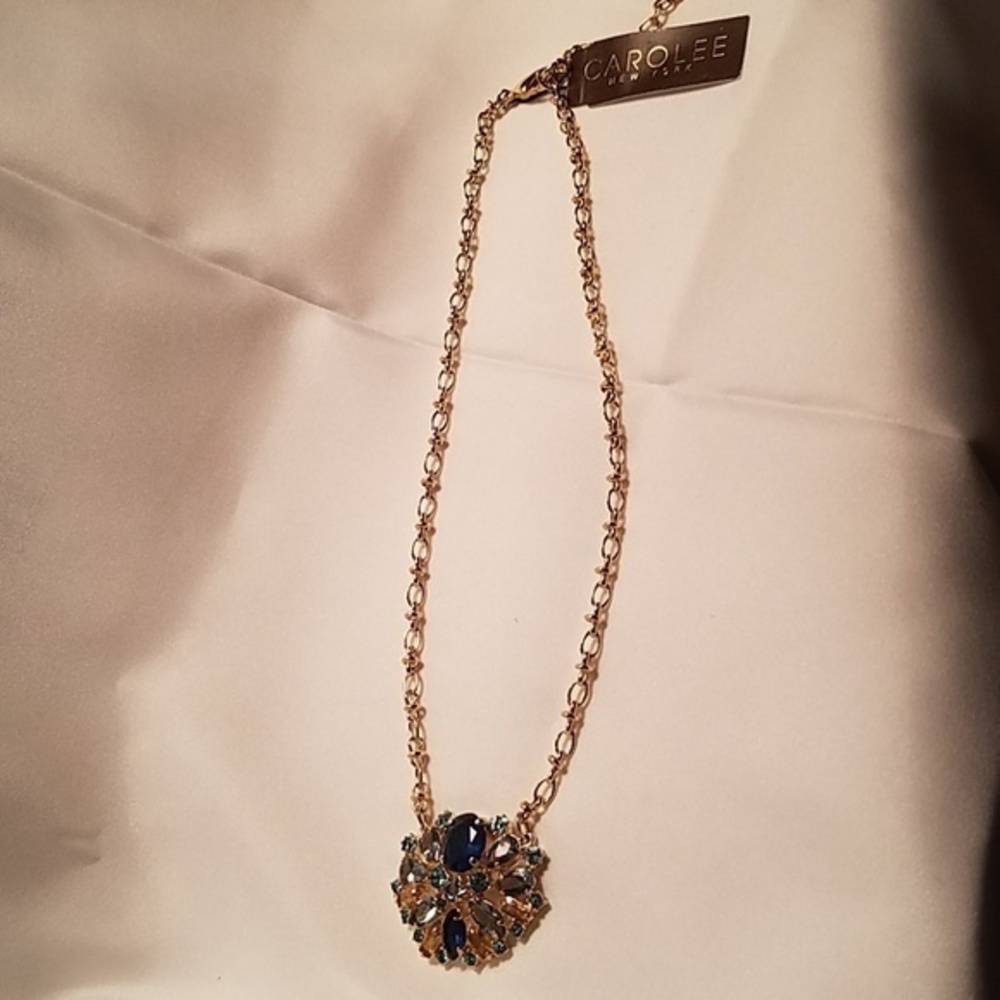 Carolee Cerulean‎ Skies Crystal Pendant necklace - Picture 3 of 5